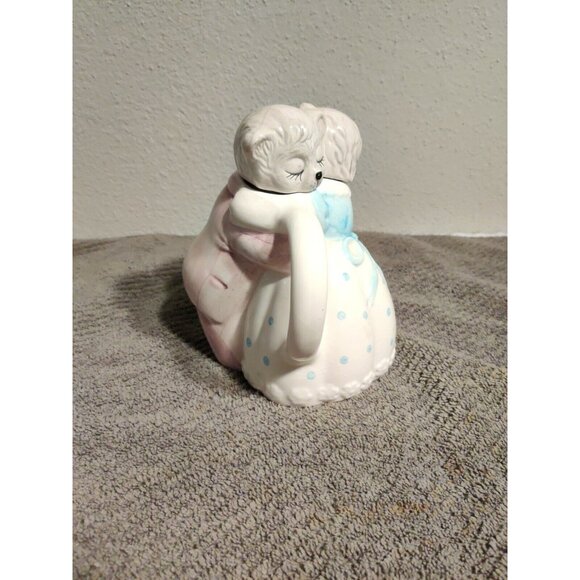 NOS Collectable Dancing Bear Teapot Waltzing Couple 8.5" Kitschy Cottage Core - Picture 4 of 9